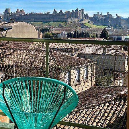 Duplex 70M2 - Vue Cite Medievale - Parking Gratuit Carcassonne Dış mekan fotoğraf